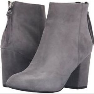 Steve Madden Grey Suede Cynthia Bootie